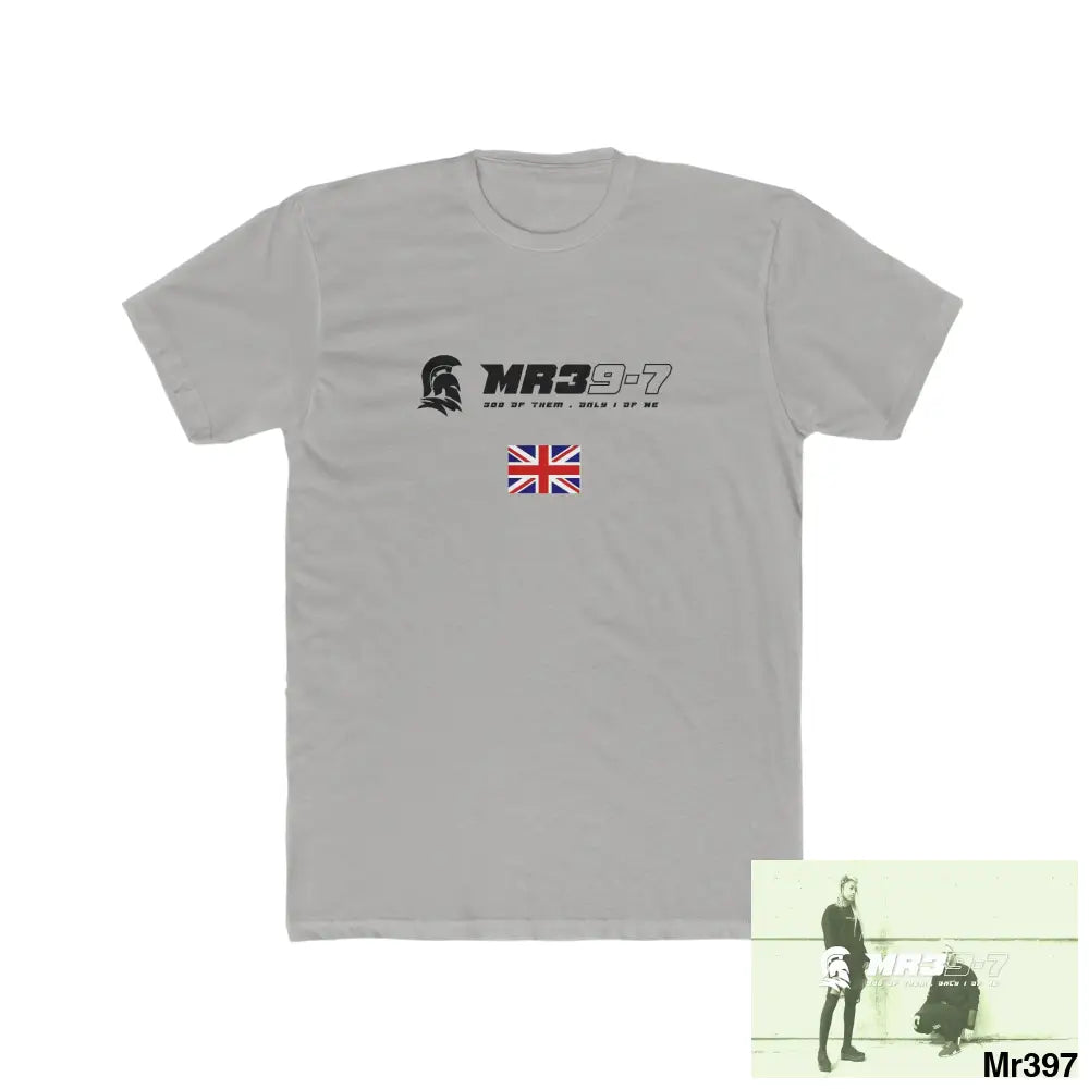 MR39 The Tactical move Powys to Shrewsbury 2016 - Men’s Cotton Crew Tee Solid Light Grey / S T-Shirt