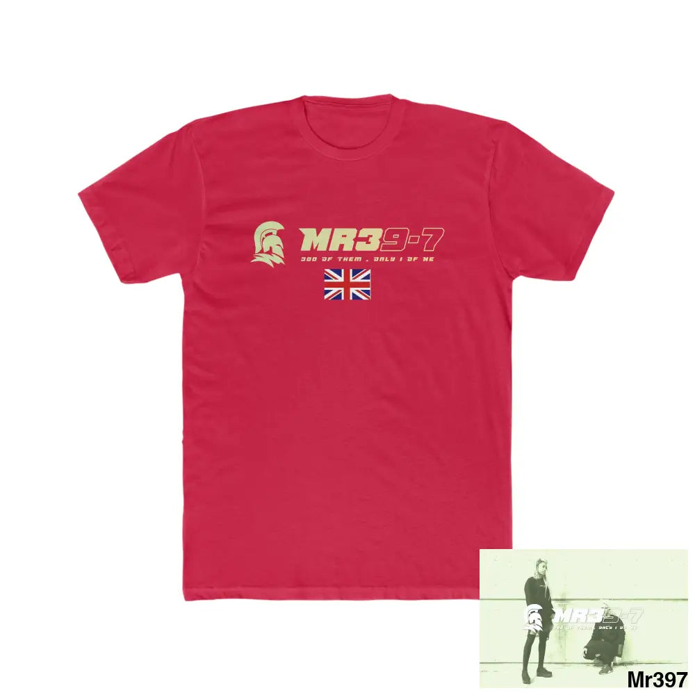 MR39 The Tactical move Powys to Shrewsbury 2016 - Men’s Cotton Crew Tee Solid Red / XS T-Shirt