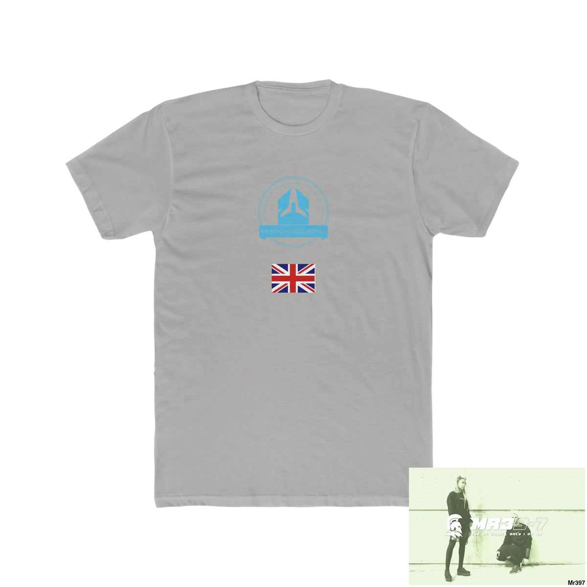 MR39 undercover SAS assassination Men’s Cotton Crew Tee Solid Light Grey / S T-Shirt