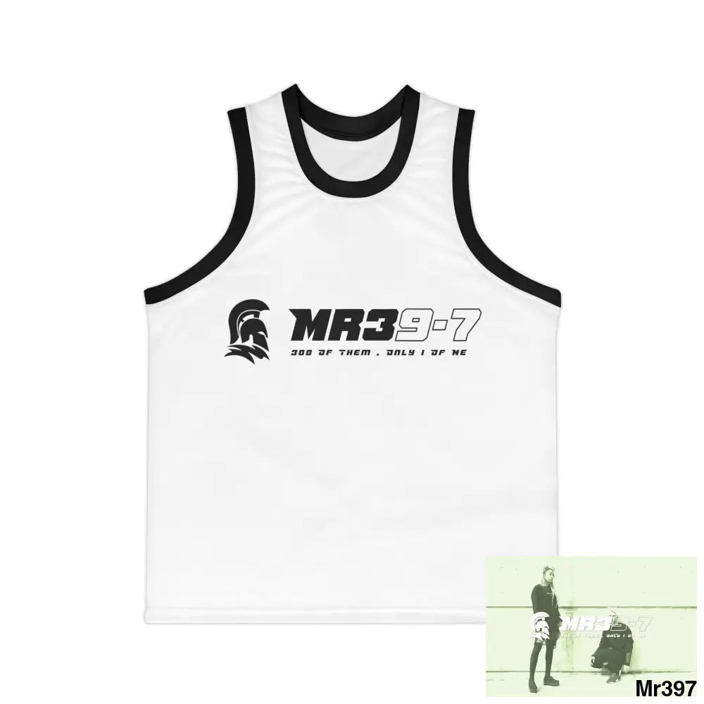 Mr39 Unisex Basketball Jersey (AOP) XS / Black rib All Over Prints