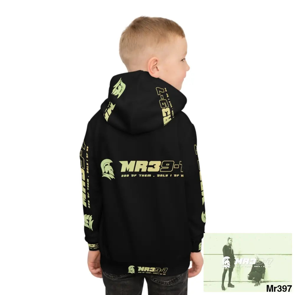 MR39 with Tactical inside hood A1 Who dares Wins Mentality -. Children’s Hoodie (AOP) All Over Prints