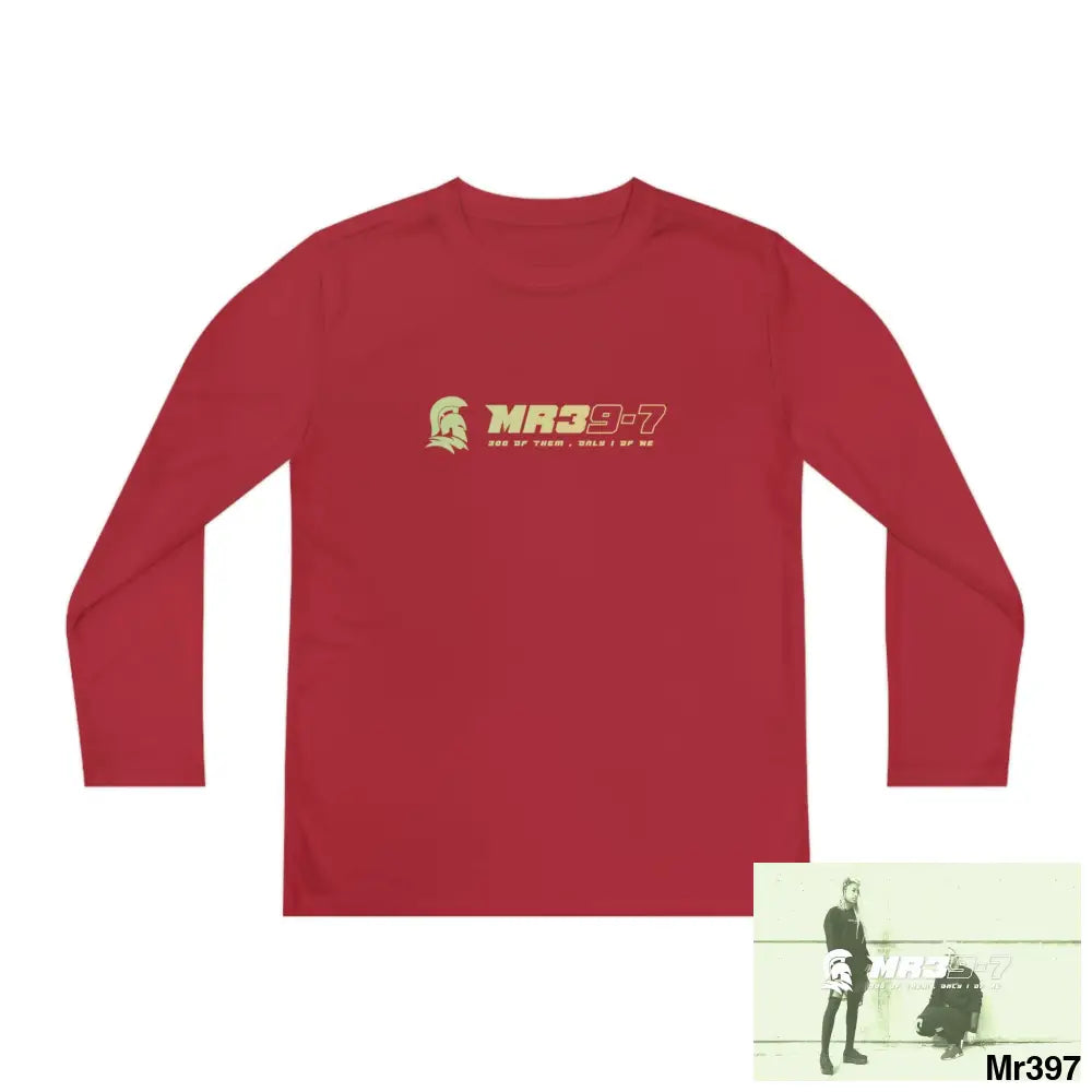 MR39 Youth Long Sleeve Competitor Tee True Red / M Kids clothes