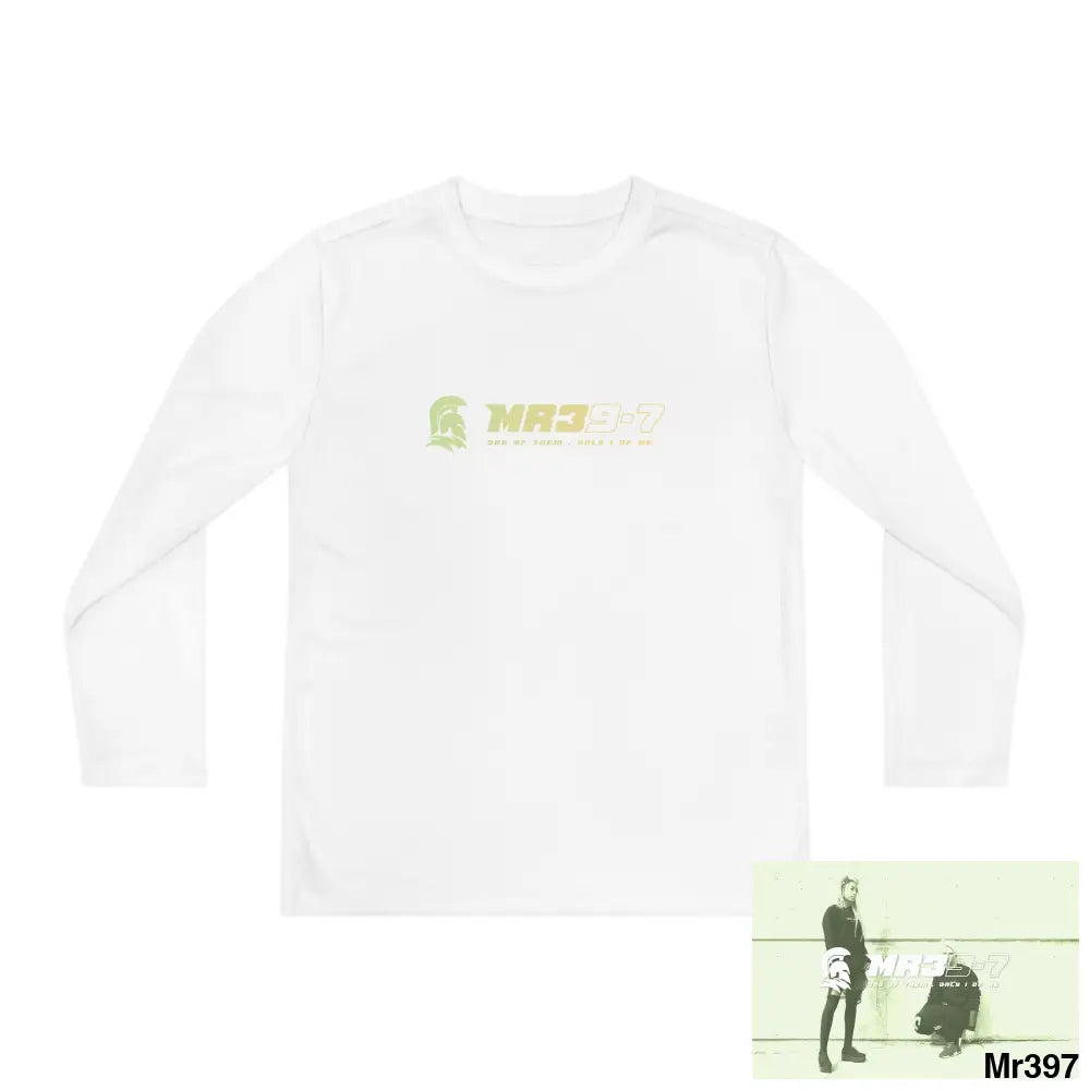 MR39 Youth Long Sleeve Competitor Tee White / S Kids clothes