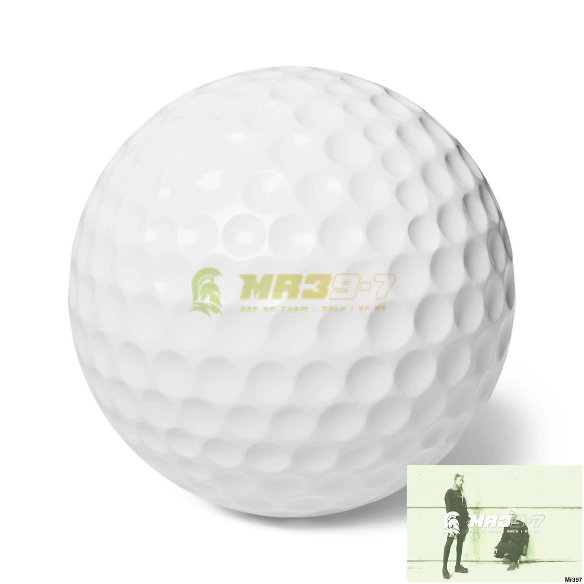 Mr39’7 Custom Golf Balls Set Premium 6-Pack with Unique Design Ideal for Golf Lovers Personalized Gift for Golfers