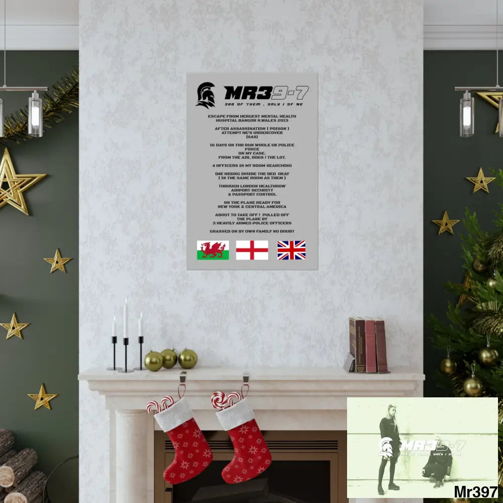 MR39’s Escape from Hergest MH Hospital 2013 Matte Vertical Posters 24″ x 36″ / Matte Poster