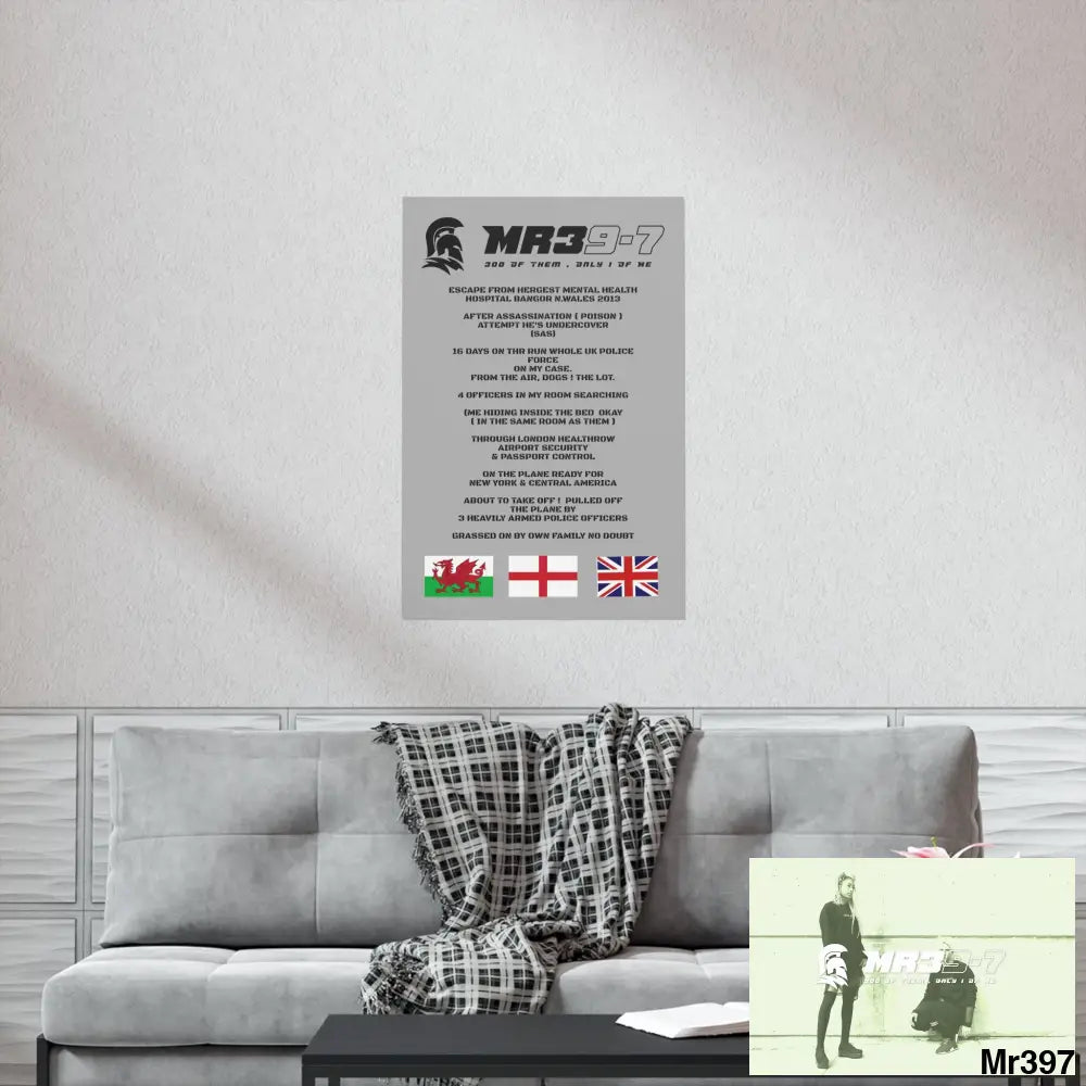 MR39’s Escape from Hergest MH Hospital 2013 Matte Vertical Posters 24″ x 36″ / Matte Poster