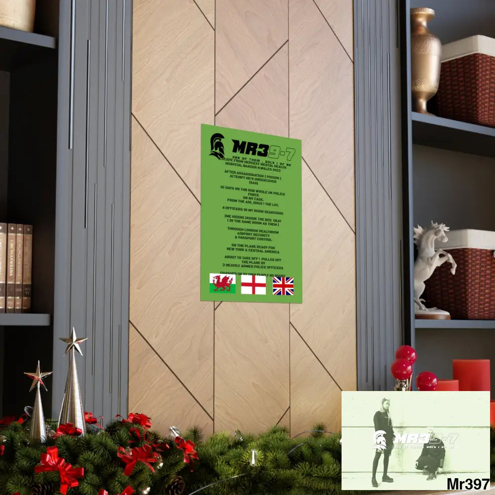 MR39’s Escape from Hergest MH Hospital 2013 Matte Vertical Posters Poster