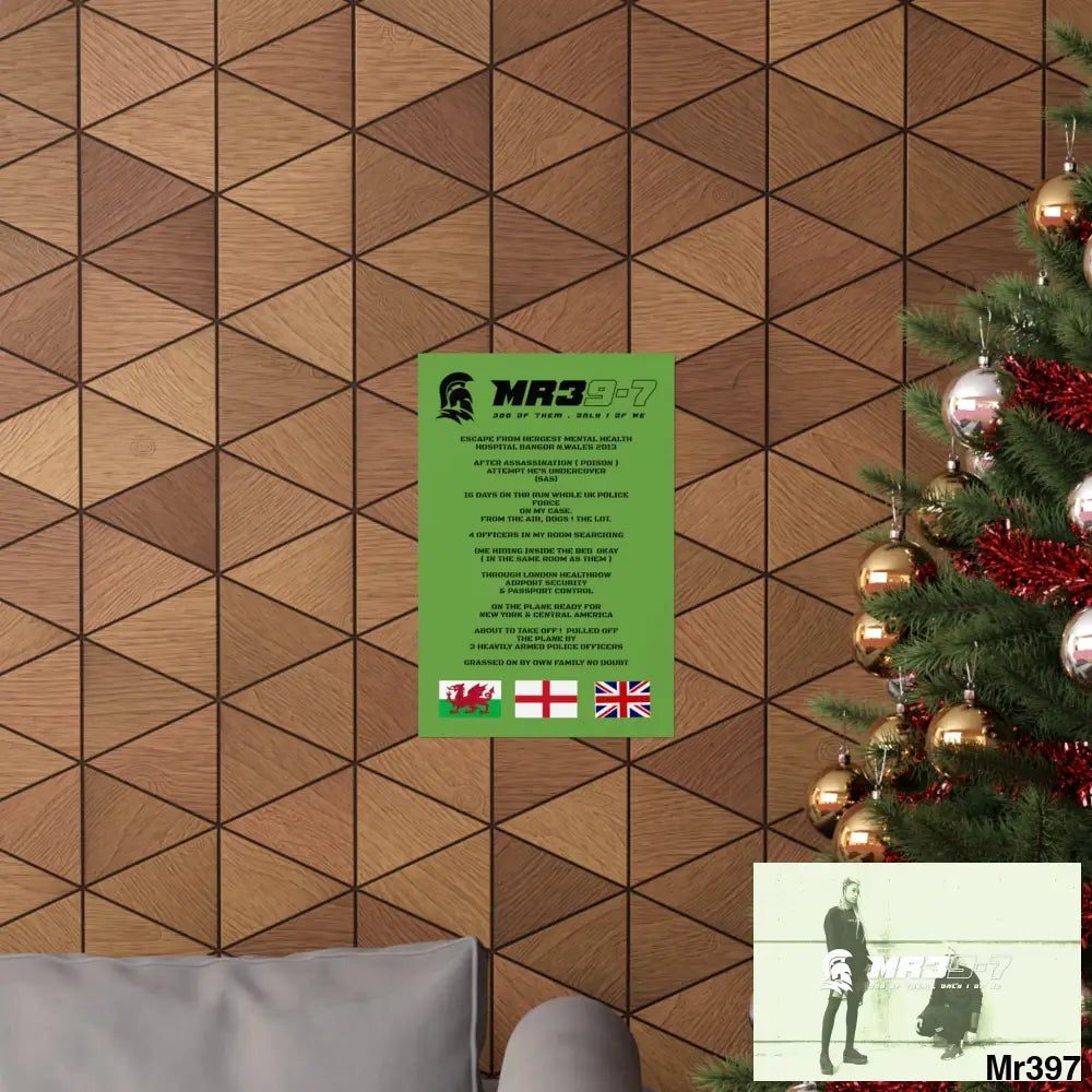 MR39’s Escape from Hergest MH Hospital 2013 Matte Vertical Posters Poster