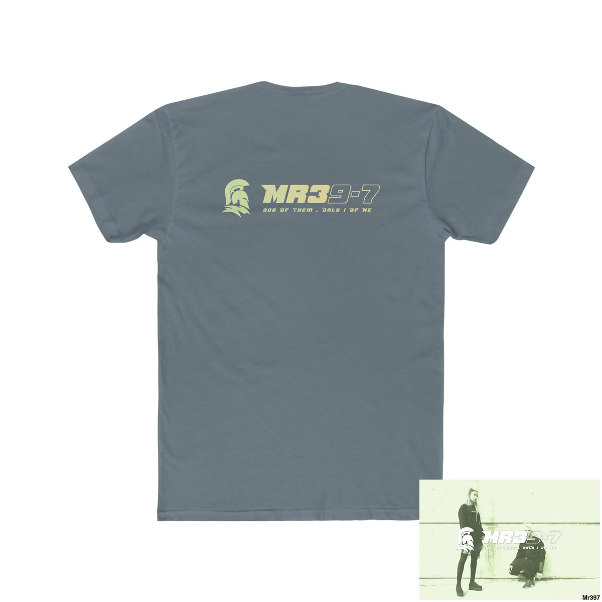 MR39S Faith over fear - Men’s Cotton Crew Tee T-Shirt