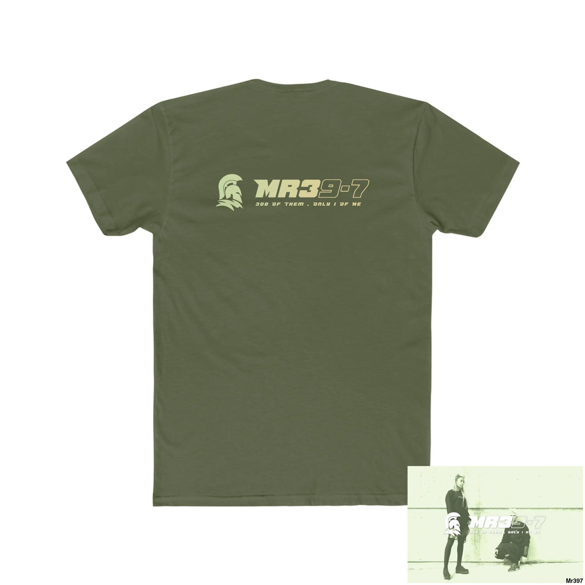MR39S Faith over fear - Men’s Cotton Crew Tee T-Shirt