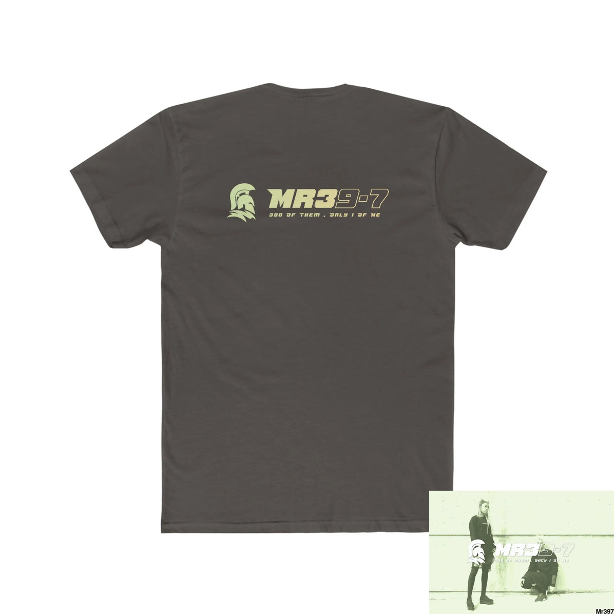 MR39S Faith over fear - Men’s Cotton Crew Tee T-Shirt