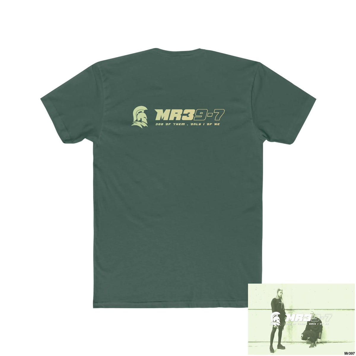 MR39S Faith over fear - Men’s Cotton Crew Tee T-Shirt