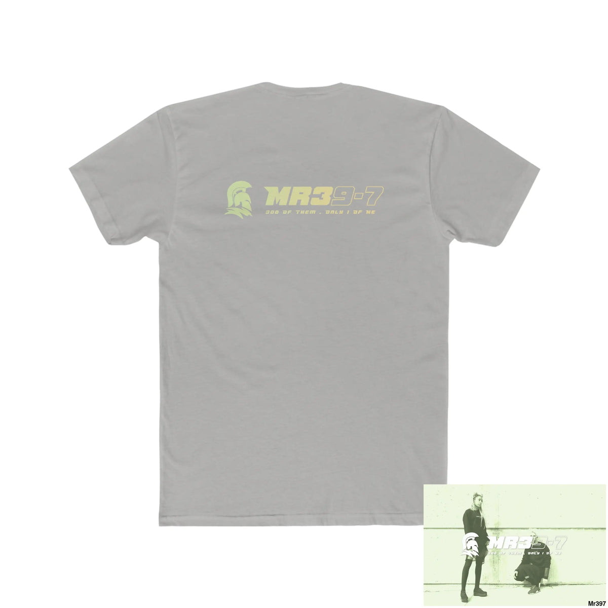 MR39S Faith over fear - Men’s Cotton Crew Tee T-Shirt