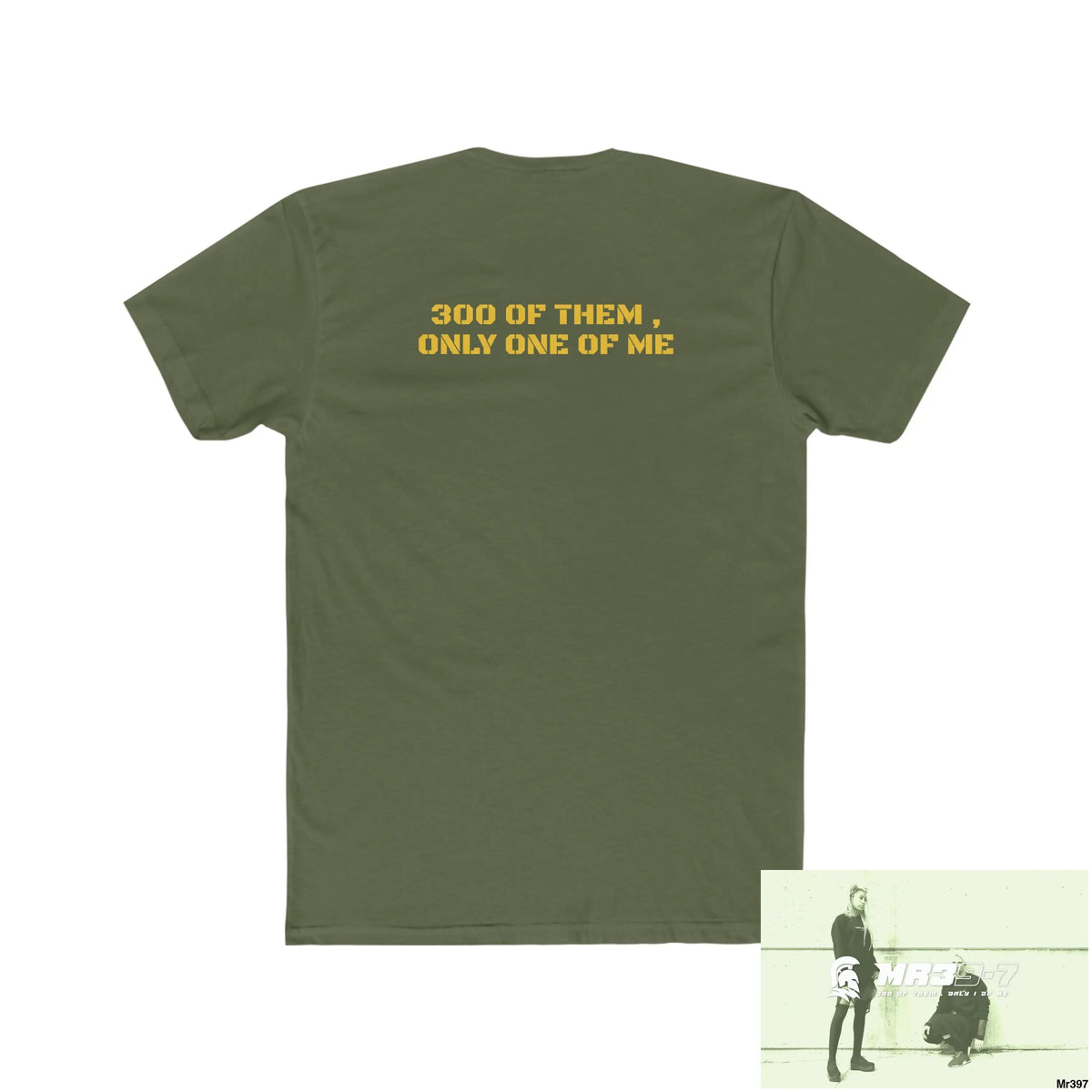 MR39S Faith over fear -Men’s Cotton Crew Tee T-Shirt