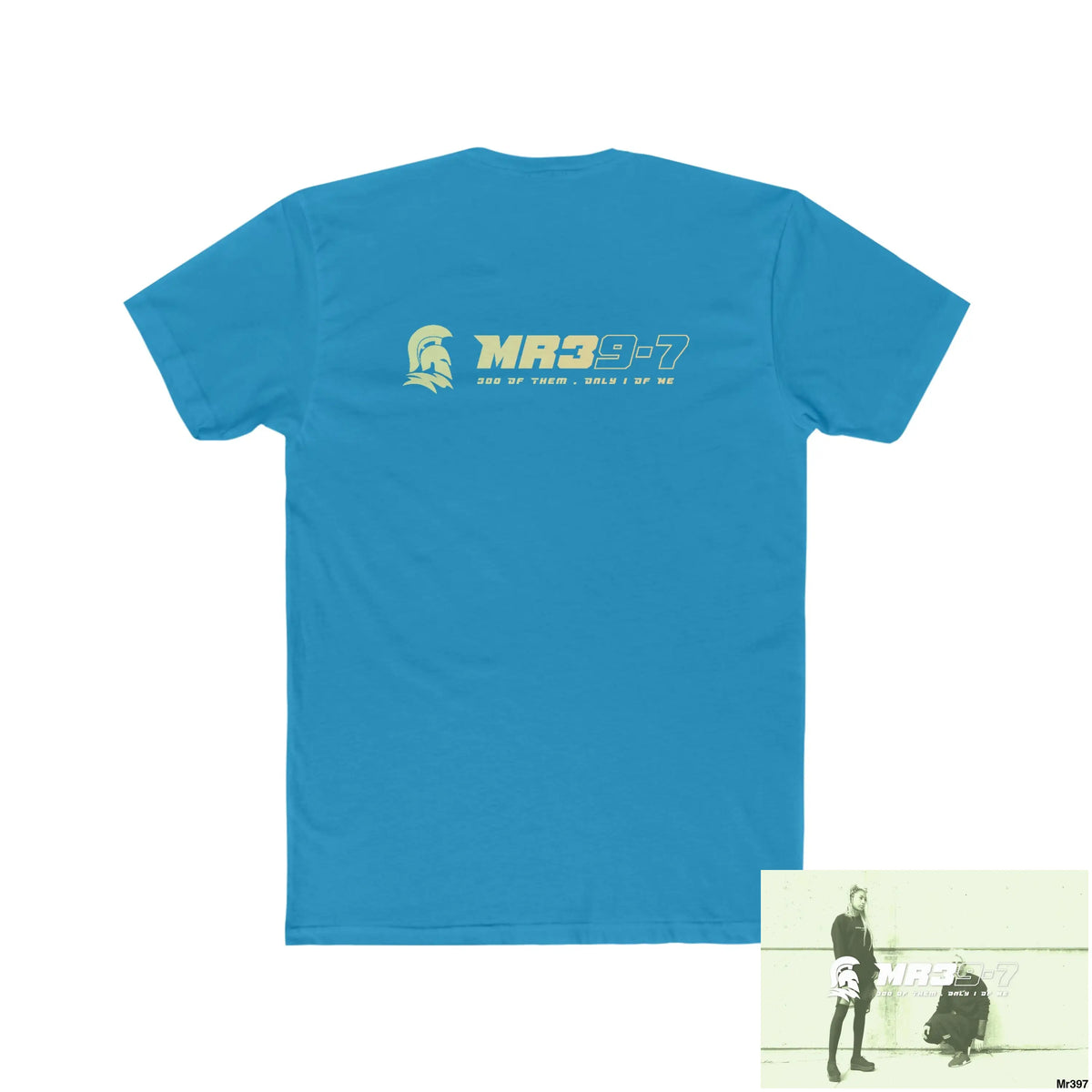 MR39S Faith over fear - Men’s Cotton Crew Tee T-Shirt