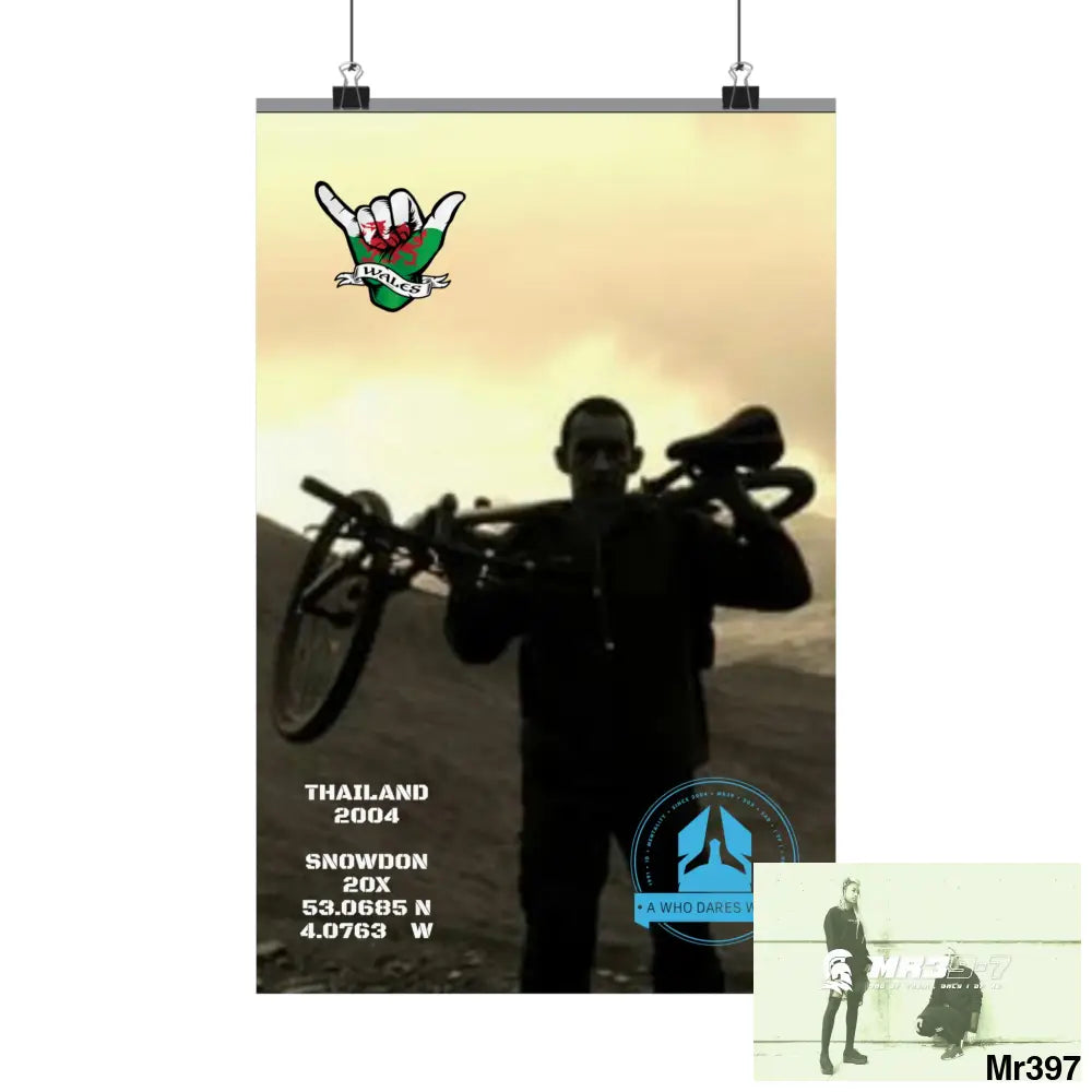 My birthday Beating not 20X Snowdon Matte Vertical Posters 11’’ x 17’’ / Matte Poster