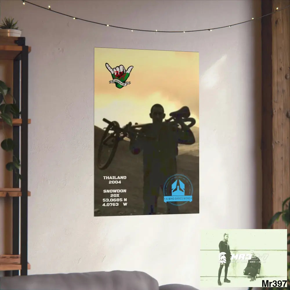 My birthday Beating not 20X Snowdon Matte Vertical Posters Poster