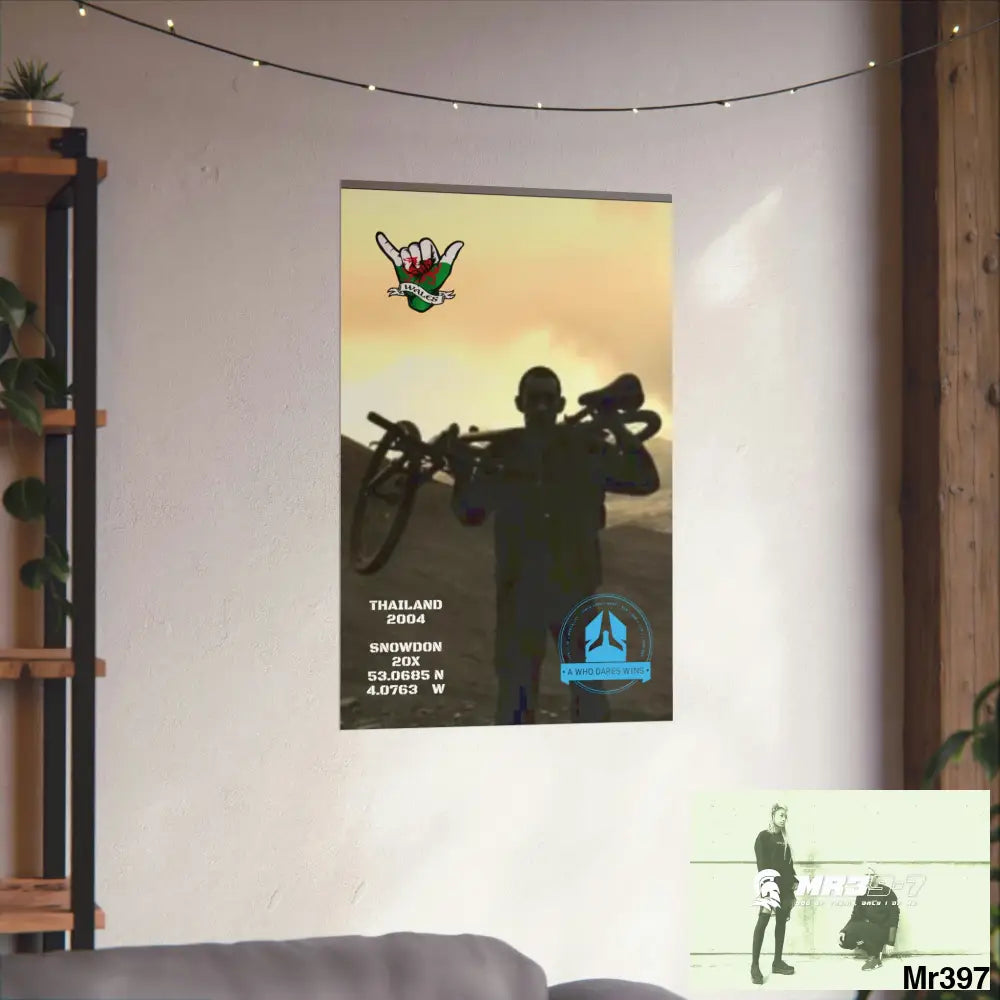 My birthday Beating not 20X Snowdon Matte Vertical Posters Poster