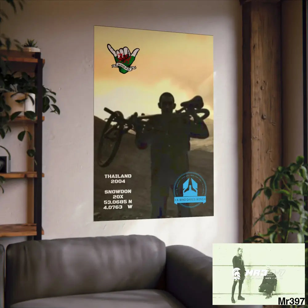 My birthday Beating not 20X Snowdon Matte Vertical Posters Poster