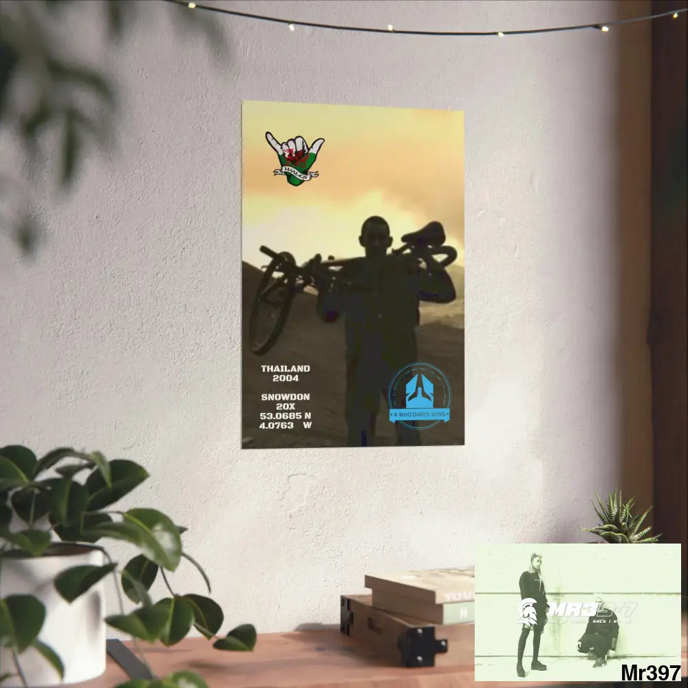 My birthday Beating not 20X Snowdon Matte Vertical Posters Poster