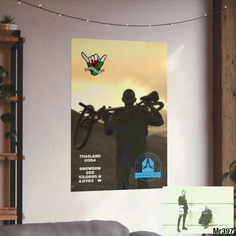 My birthday Beating not 20X Snowdon Matte Vertical Posters Poster