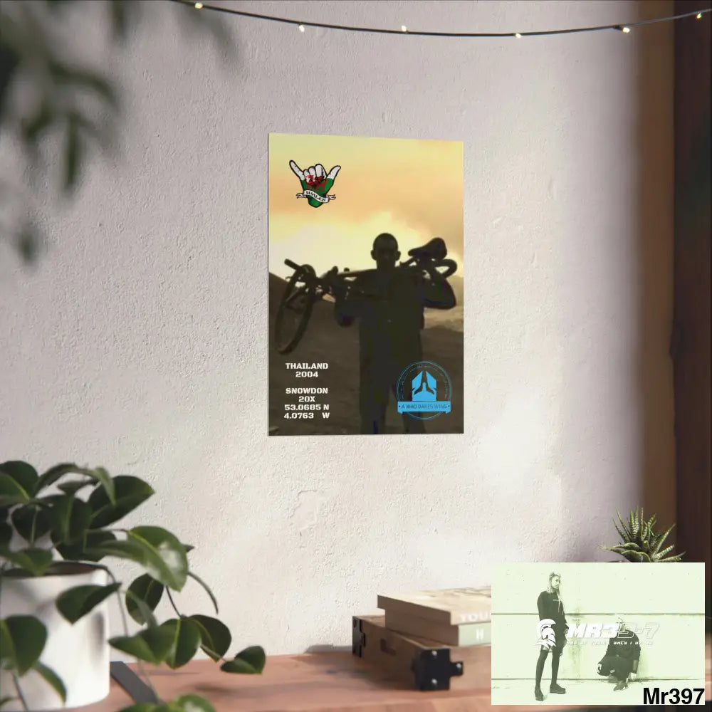 My birthday Beating not 20X Snowdon Matte Vertical Posters Poster