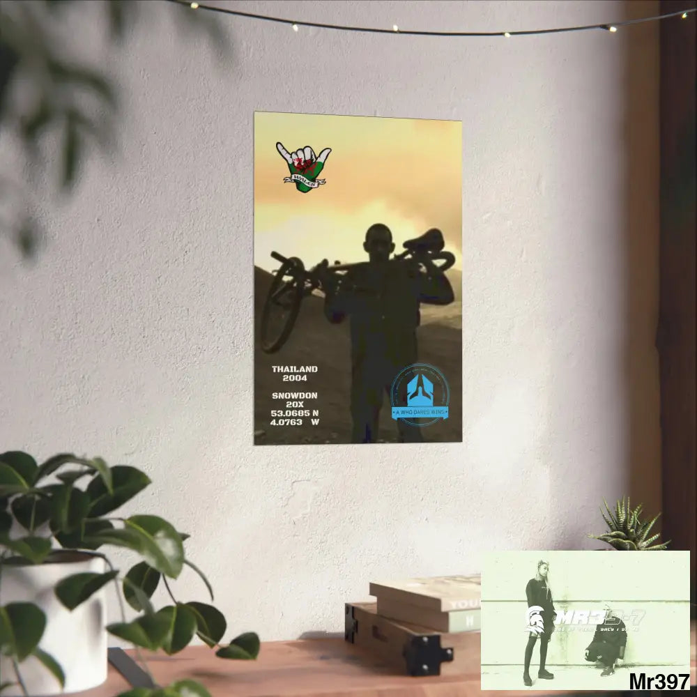 My birthday Beating not 20X Snowdon Matte Vertical Posters Poster