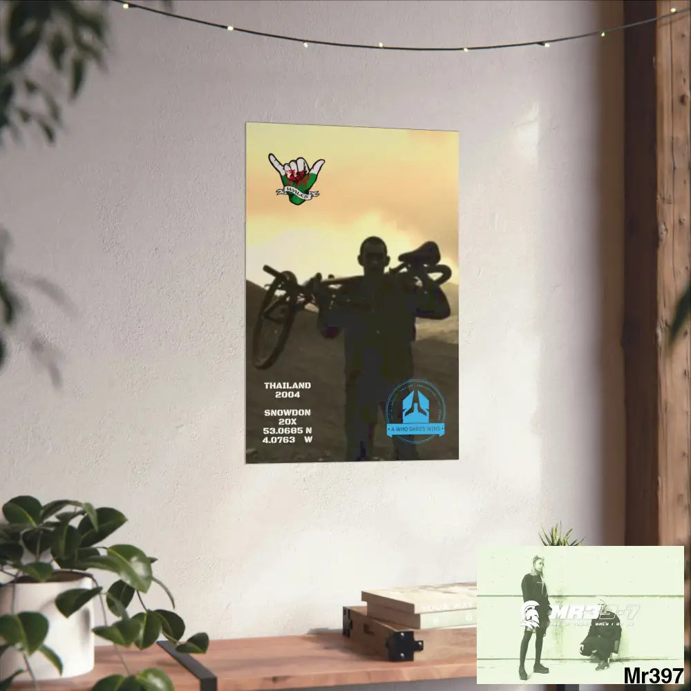 My birthday Beating not 20X Snowdon Matte Vertical Posters Poster