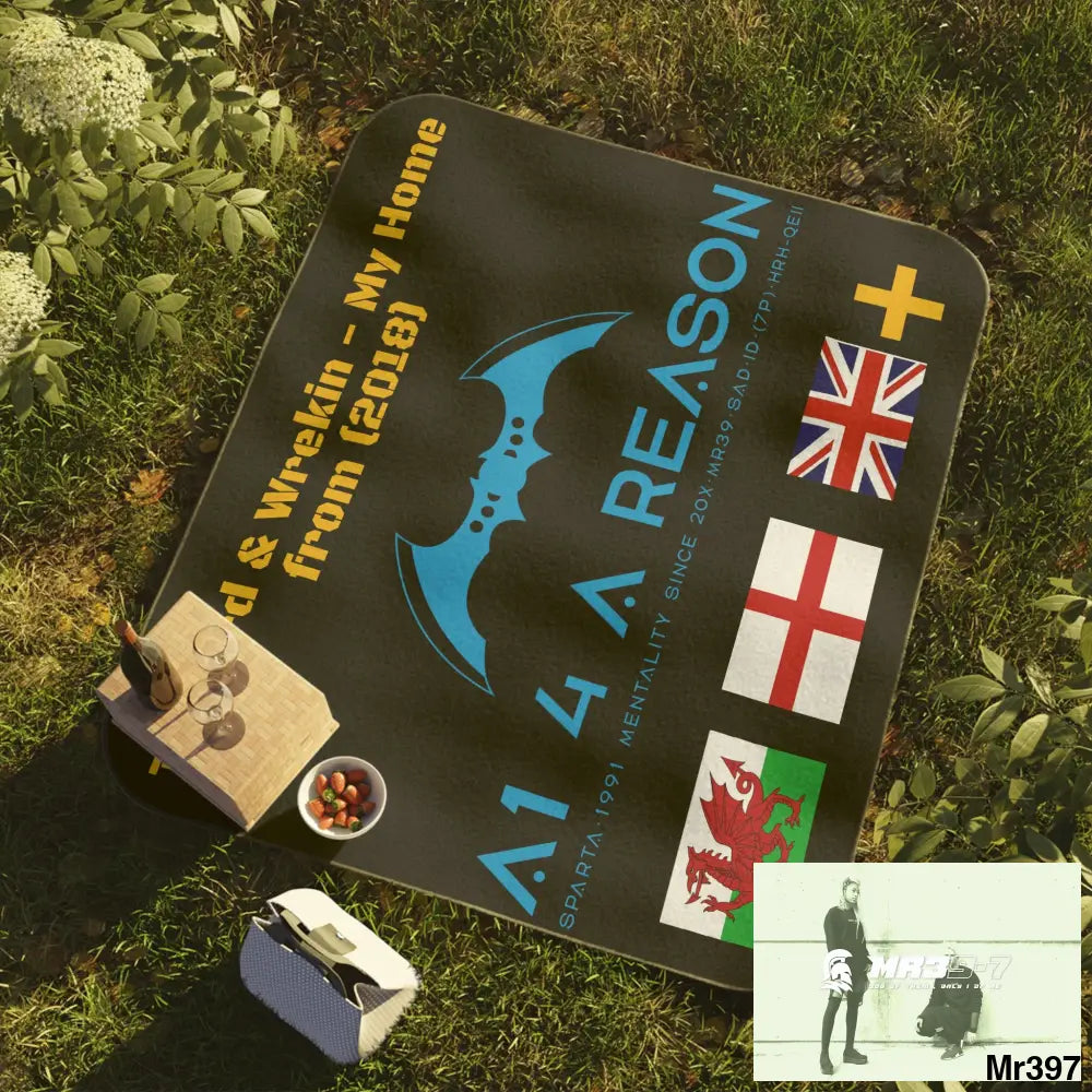 My Home A1 4 A Reason Picnic Blanket 61’’ × 51’’ Home Decor