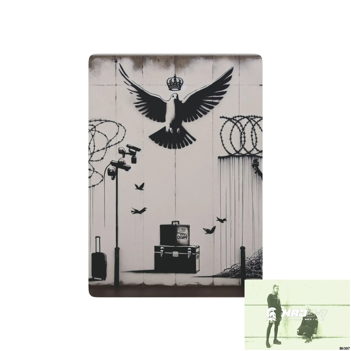 My Life My Deaths Their Plans Failed 2001-2025 Banksy Inspired My life My Deaths Fail no 1 Ltd Edition Custom Poker