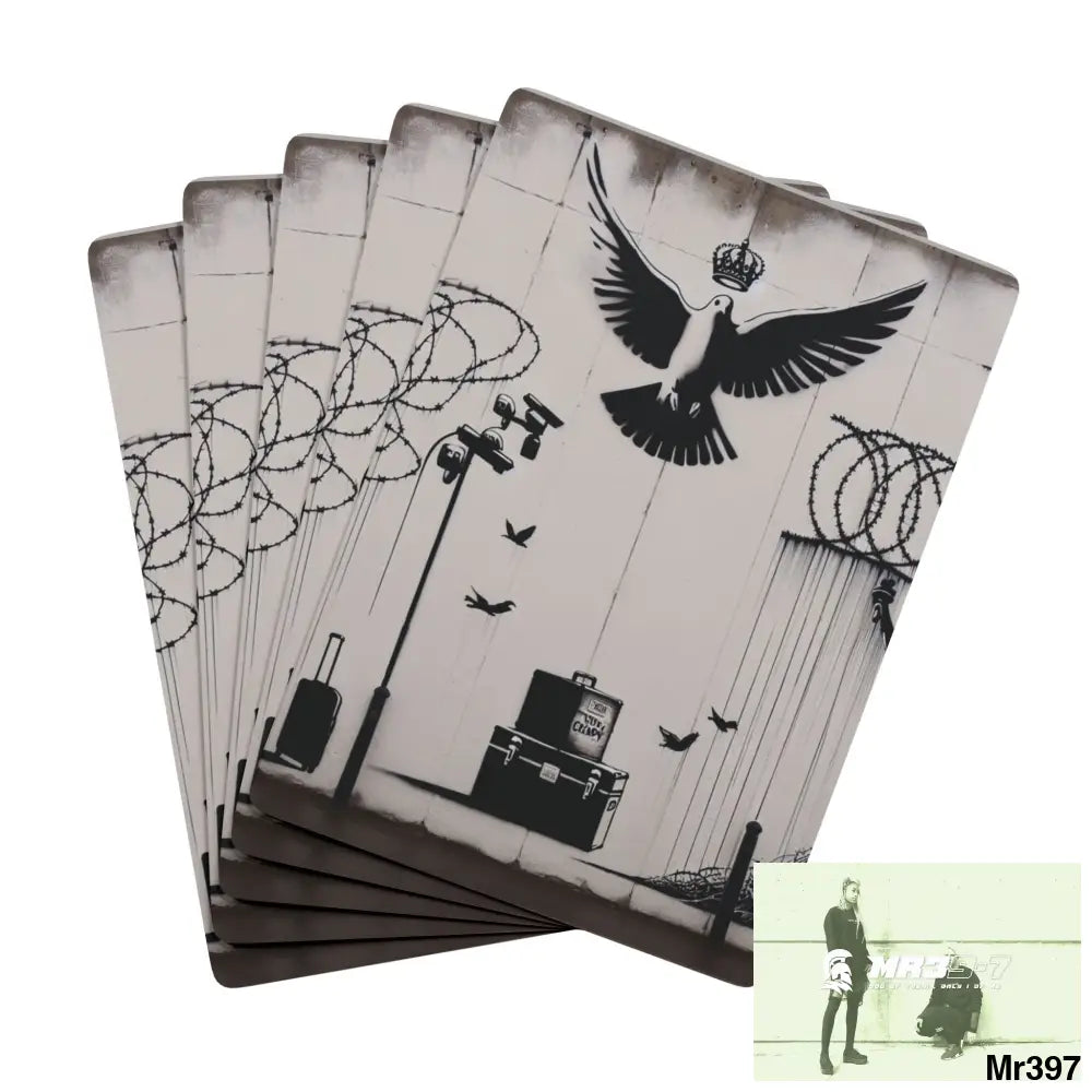 My Life My Deaths Their Plans Failed 2001-2025 Banksy Inspired My life My Deaths Fail no 1 Ltd Edition Custom Poker