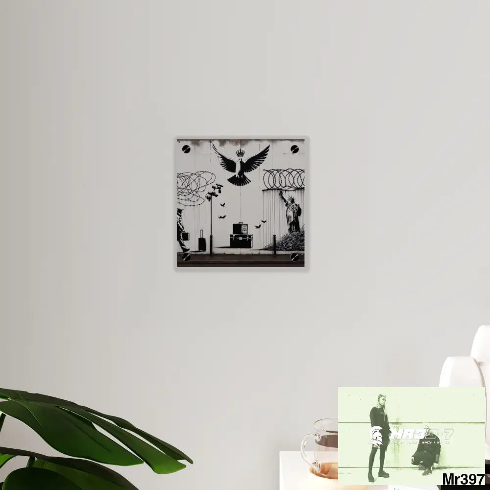 My life my deaths their plans failed 2001 to 2025 Ltd Edition Acrylic Wall Art Panels 8’’ x 8’’ / 0.25’’ Home Decor