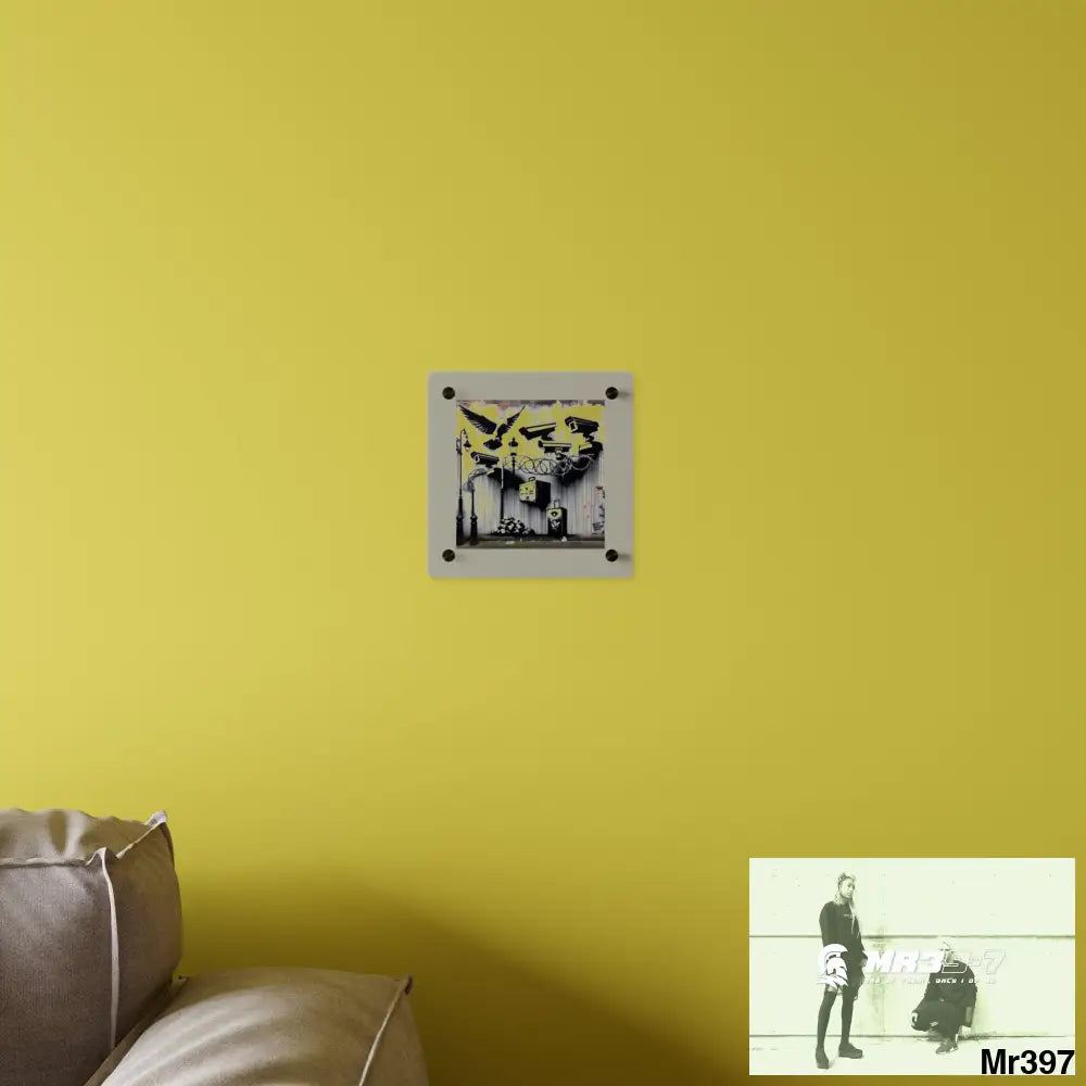 My life my deaths their plans failed 2001 to 2025 Ltd Edition no 10 Acrylic Wall Art Panels 8’’ x 8’’ / 0.25’’ Home