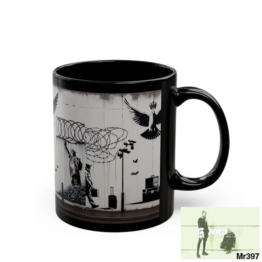 MY LIFE MY DEATHS THEIR PLANS FAILED 2001 TO 2025 LTD EDITION NO 2 11oz Tactical GB / Black Mug 11oz Mug