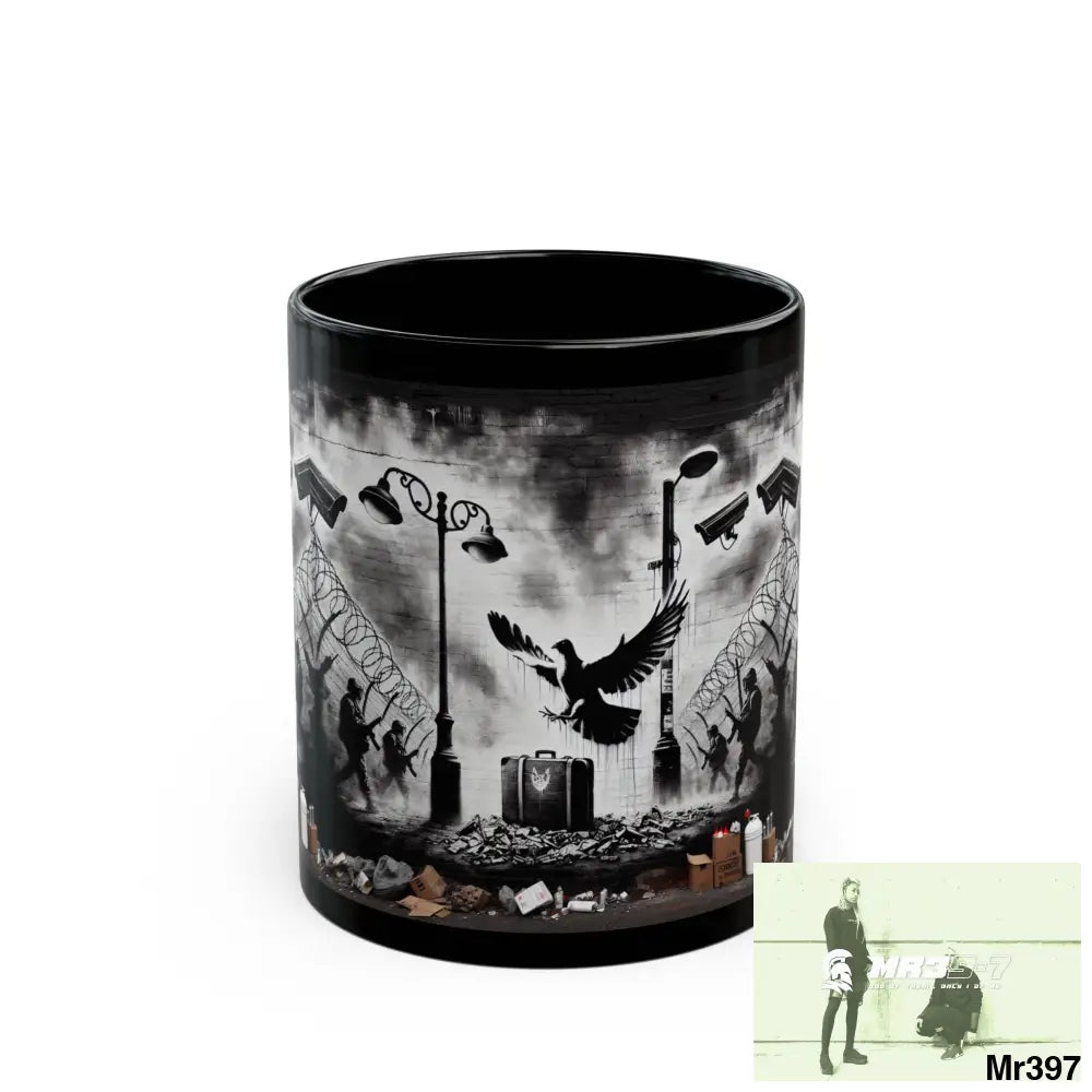 MY LIFE MY DEATHS THEIR PLANS FAILED 2001 TO 2025 LTD EDITION NO 3 11oz Tactical GB / Black Mug 11oz Mug