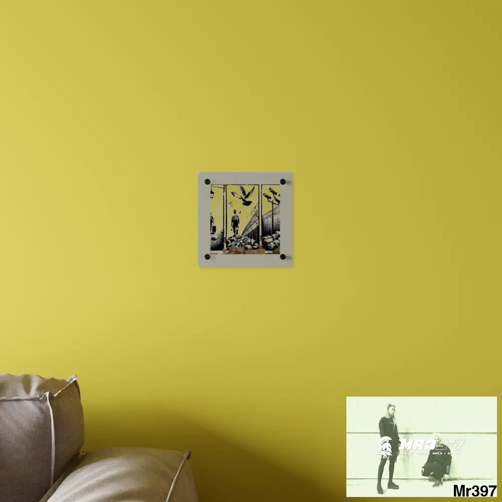 My life my deaths their plans failed 2001 to 2025 Ltd Edition no9 Acrylic Wall Art Panels 8’’ x 8’’ / 0.25’’ Home Decor