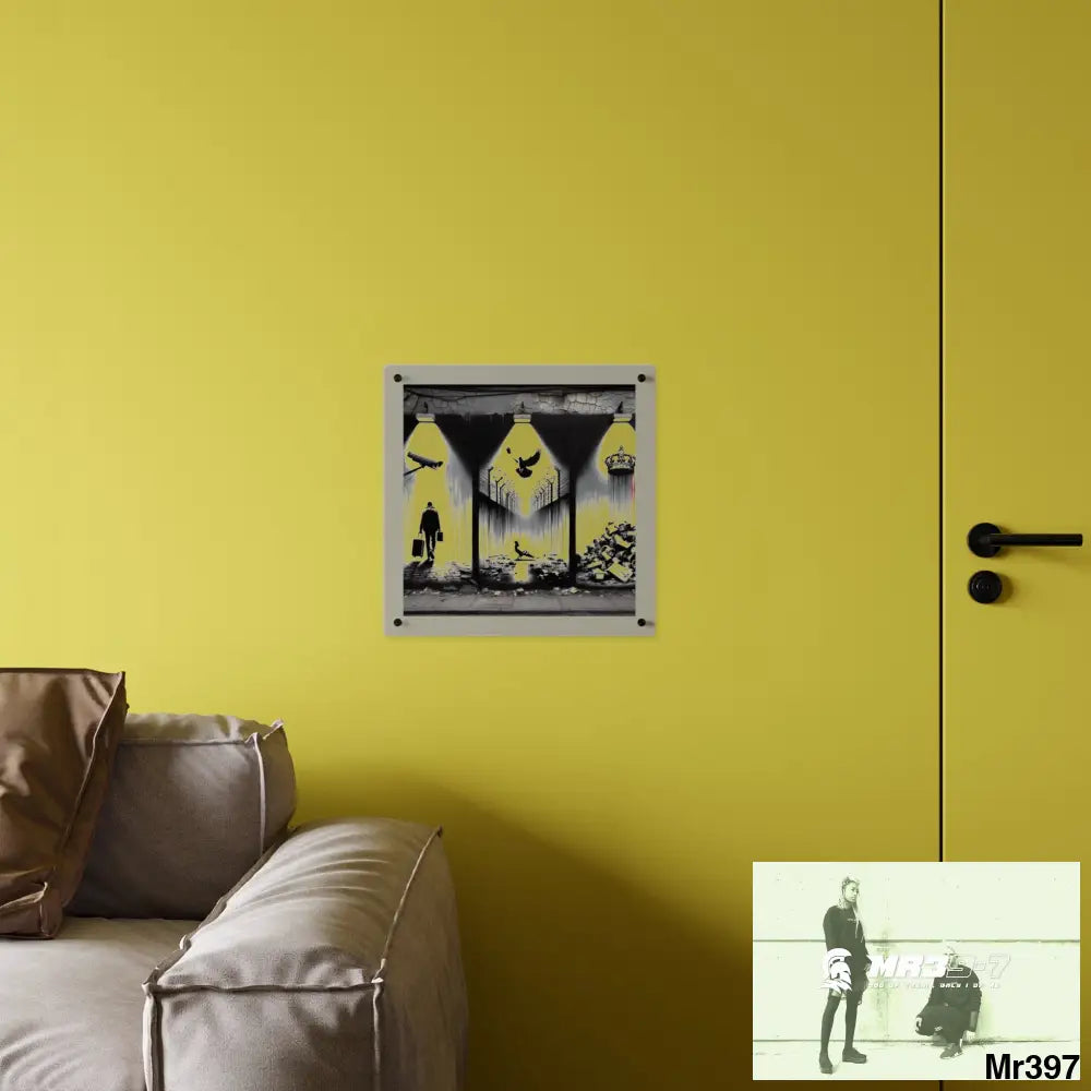 My life my deaths their plans failed 2001 to 2025 no 14 Ltd Edition Acrylic Wall Art Panels 16″ x 16″ / 0.25’’ Home