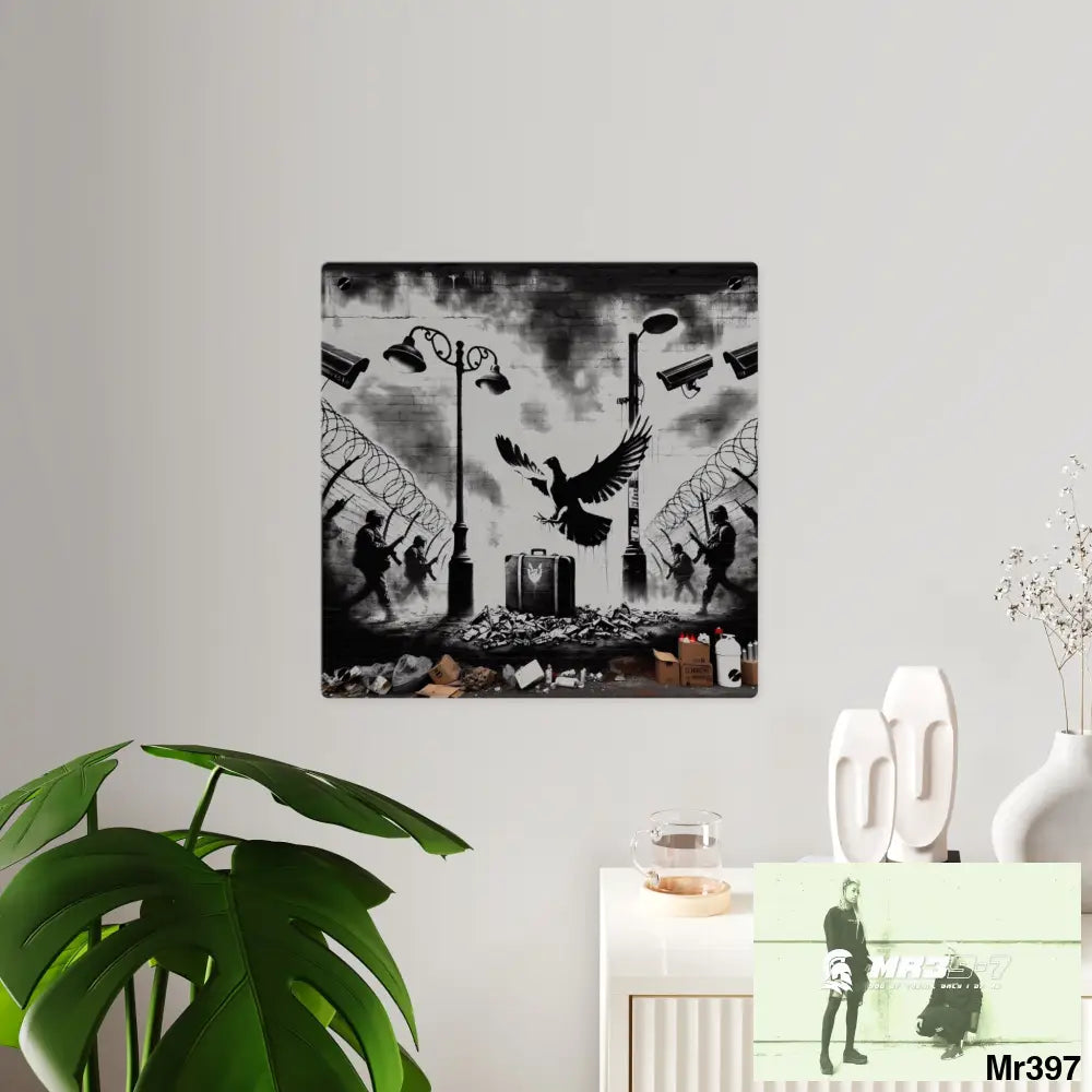 My life my deaths their plans failed 2001 to 2025 no 6 Ltd Edition Acrylic Wall Art Panels 16″ x 16″ / 0.25’’ Home Decor