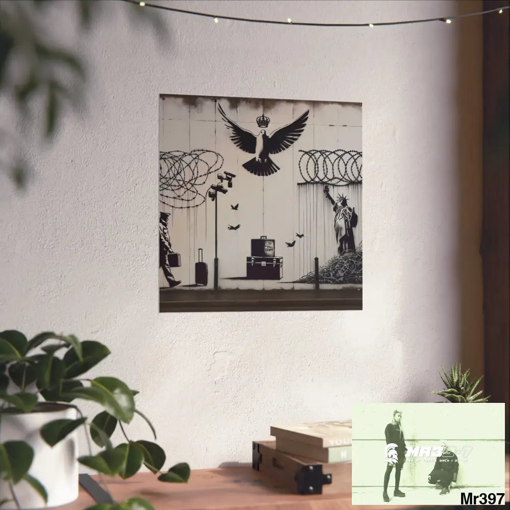 My Life My Deaths Their Plans Failed Banksy inspired Fine Art Posters Poster