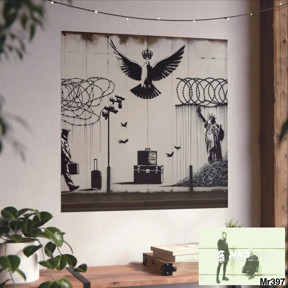 My Life My Deaths Their Plans Failed Banksy inspired Fine Art Posters Poster