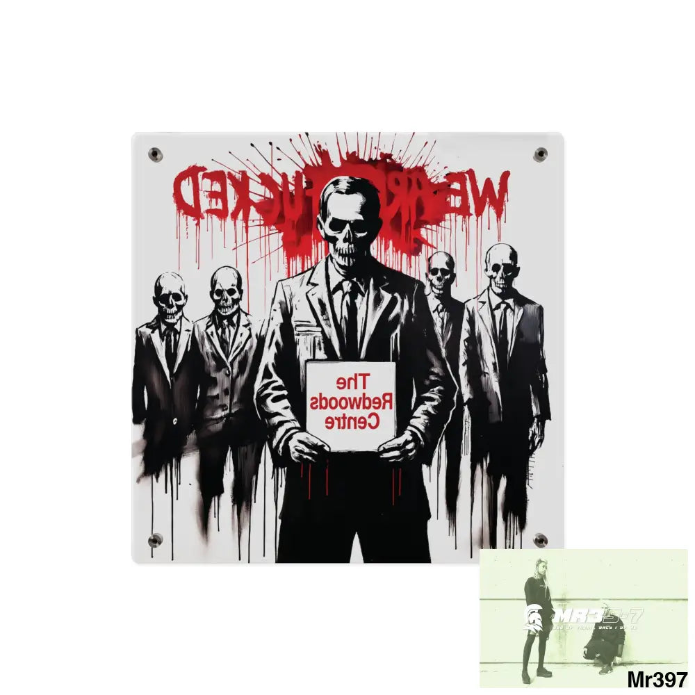 MY LIFE MY DEATHS THEIR PLANS FAILED Inside a Mental Health VAR (2012–2025) Limited Edition Acrylic Wall Art