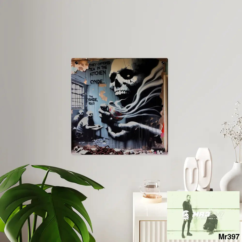 My life my deaths their plans failed inside a Mental Health VAR 2012 to 2025 Ltd Edition no 10 Acrylic Wall Art Panels