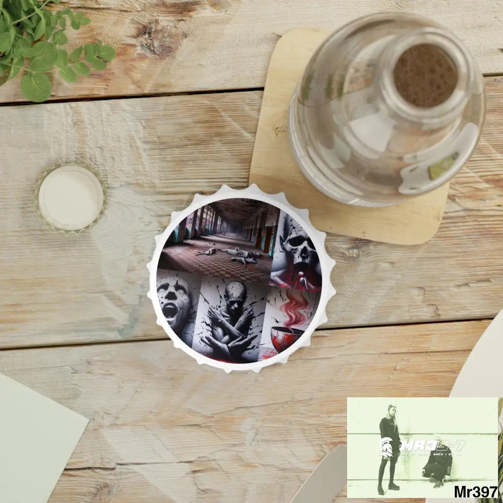 MY LIFE MY DEATHS THEIR PLANS FAILED INSIDE A MENTAL HEALTH VAR 2012 TO 2025 LTD EDITION NO 12 Magnetic Bottle Opener