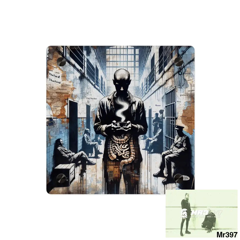 My life my deaths their plans failed inside a Mental Health VAR 2012 to 2025 Ltd Edition no 4 Acrylic Wall Art Panels