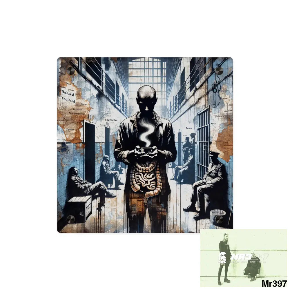 My life my deaths their plans failed inside a Mental Health VAR 2012 to 2025 Ltd Edition no 5 Acrylic Wall Art Panels