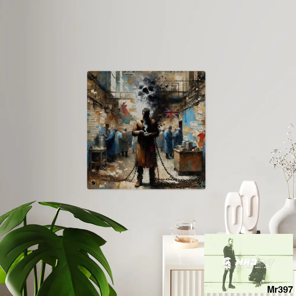 My life my deaths their plans failed inside a Mental Health VAR 2012 to 2025 no 2 Ltd Edition no Acrylic Wall Art