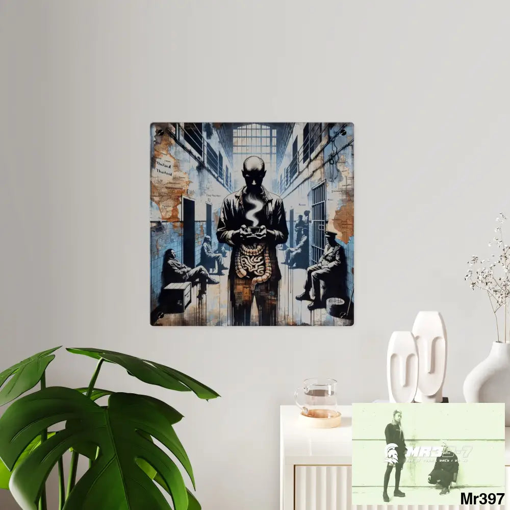 My life my deaths their plans failed inside a Mental Health VAR 2012 to 2025 no 6 Ltd Edition no Acrylic Wall Art