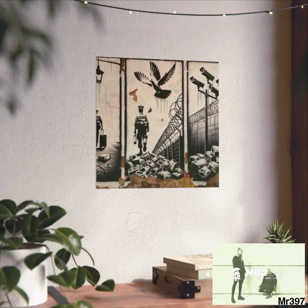 My Life My Deaths Their Plans Failed NO 2 2001-2025 Banksy inspired Fine Art Posters Poster