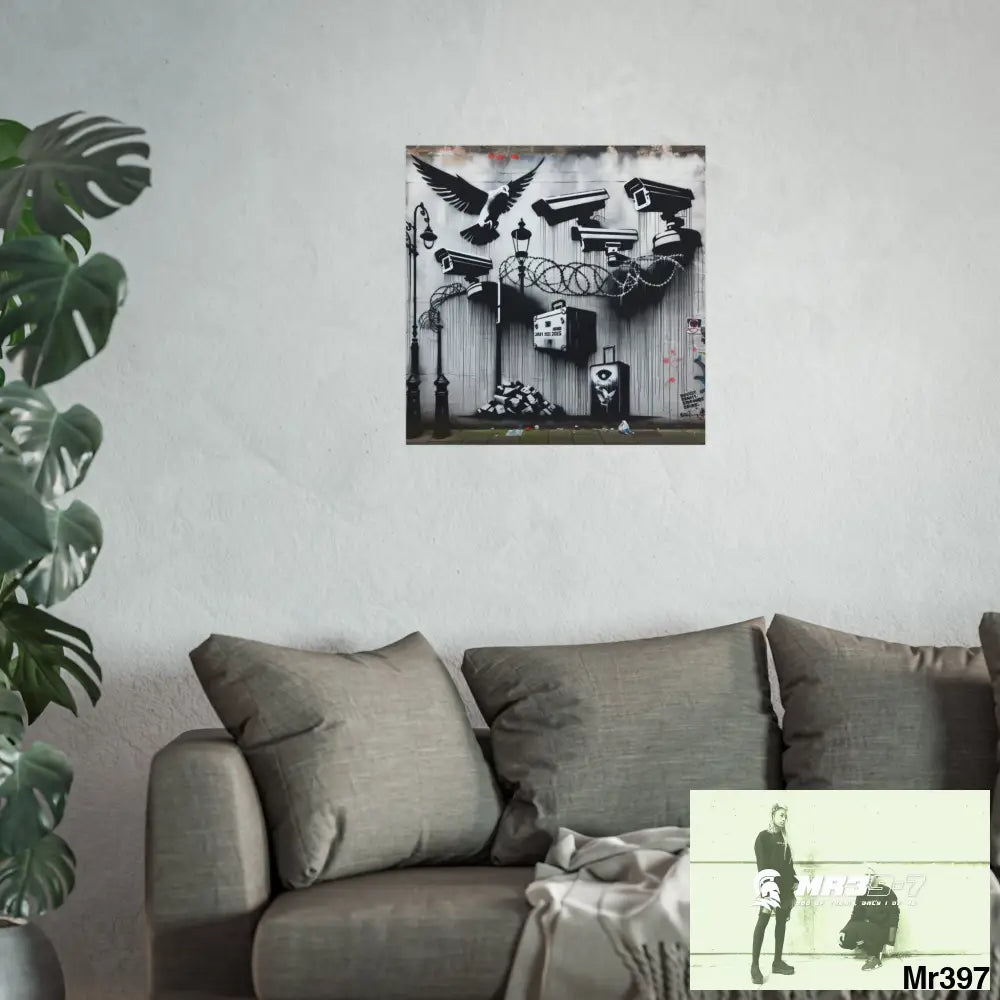 My Life My Deaths Their Plans Failed NO 4 2001-2025 Banksy inspired Fine Art Posters Poster