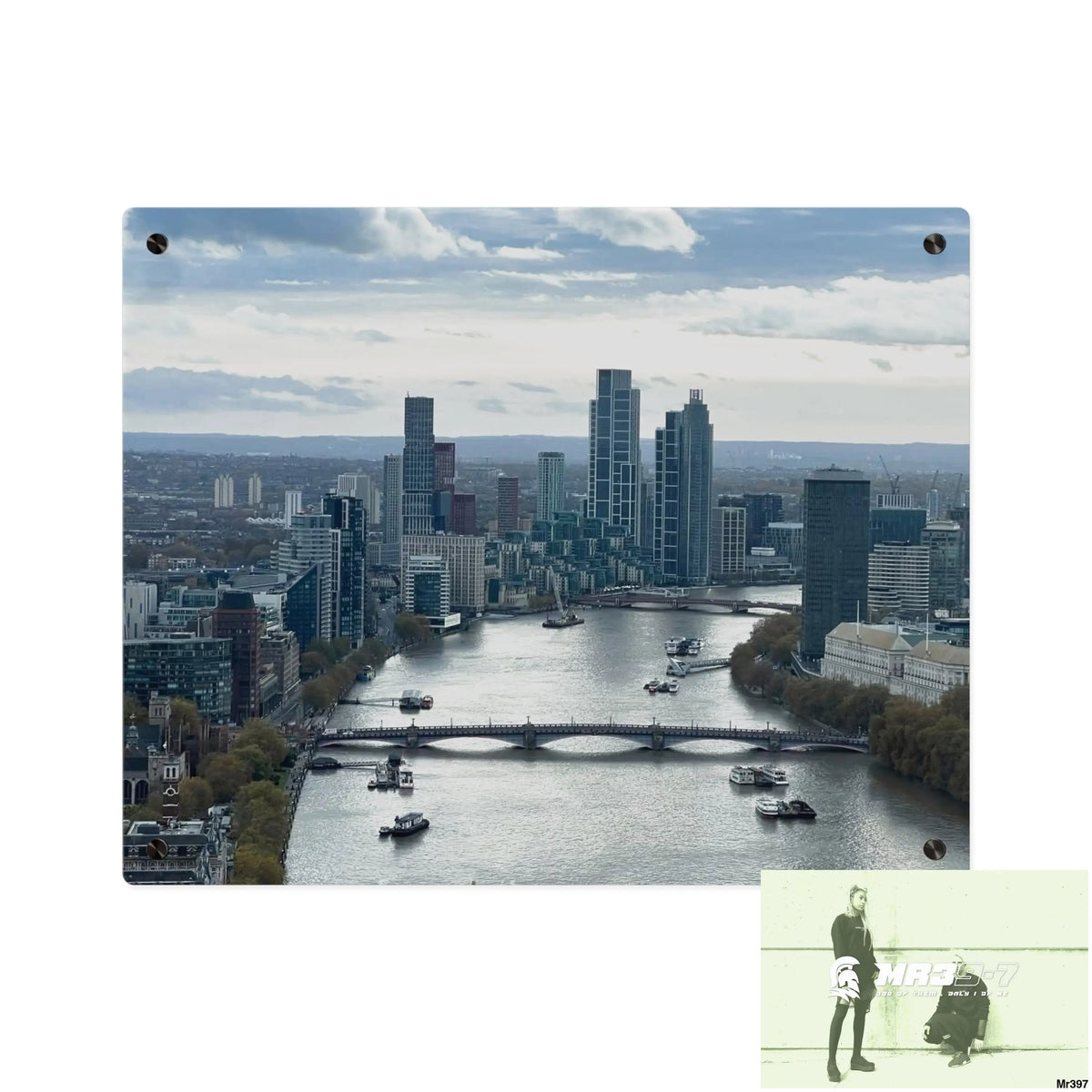 NEVER TAKE MY “I” A1 London Limited Edition Style Narrative Acrylic Wall Art 20″ x 16″ (Horizontal) / 0.25’’ Home Decor